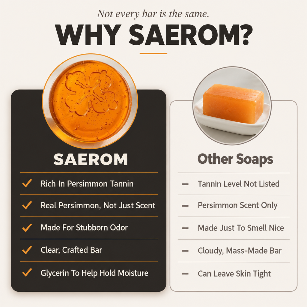 SAEROM™ Persimmon Soap