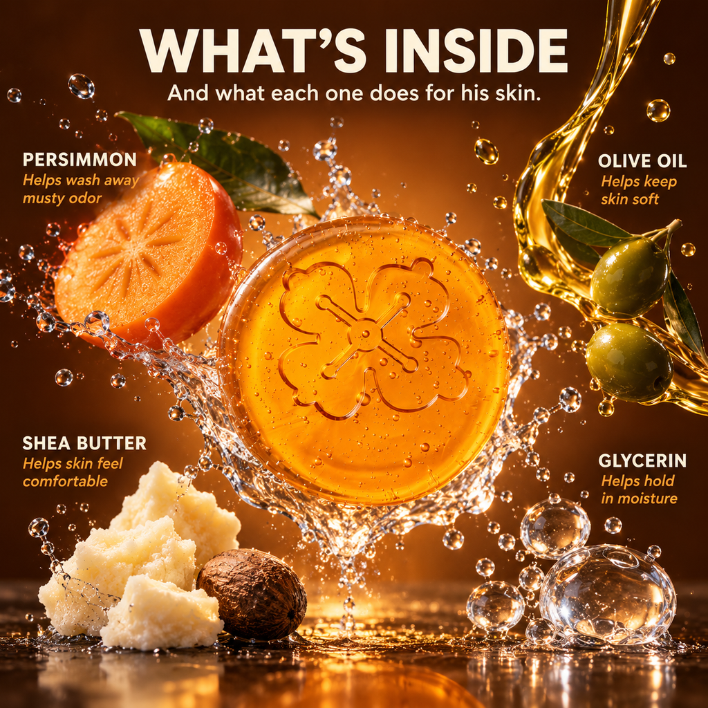 SAEROM™ Persimmon Soap